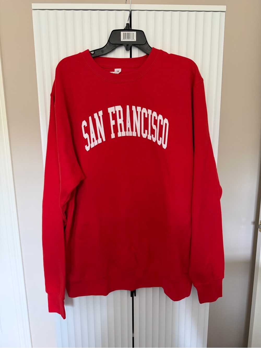 San Francisco Red Crewneck Sweatshirt - Men's XL